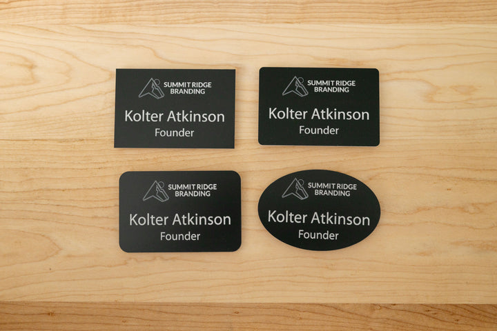Premium Rectangle Name Tags – Personalized & Durable