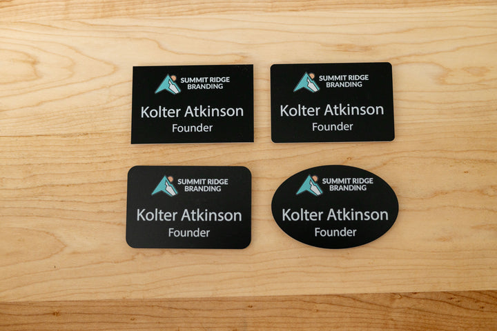 Premium Rectangle Name Tags – Personalized & Durable