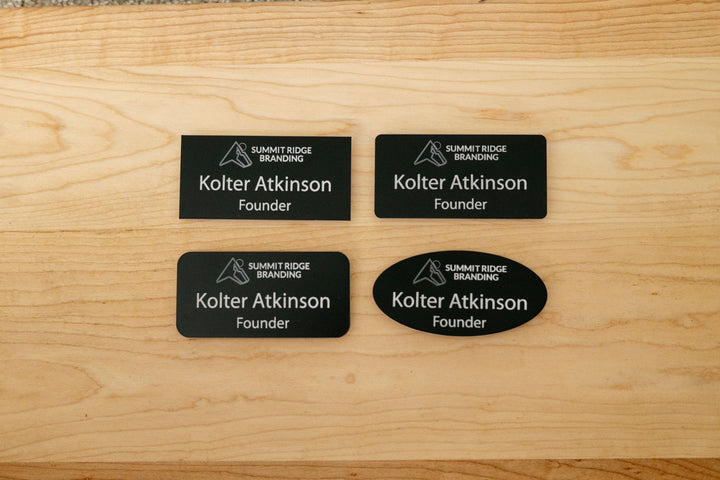 Premium Rectangle Name Tags – Personalized & Durable