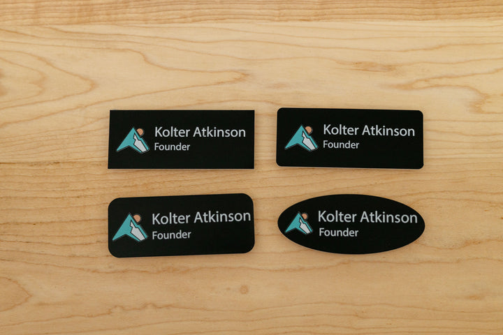 Premium Rectangle Name Tags – Personalized & Durable