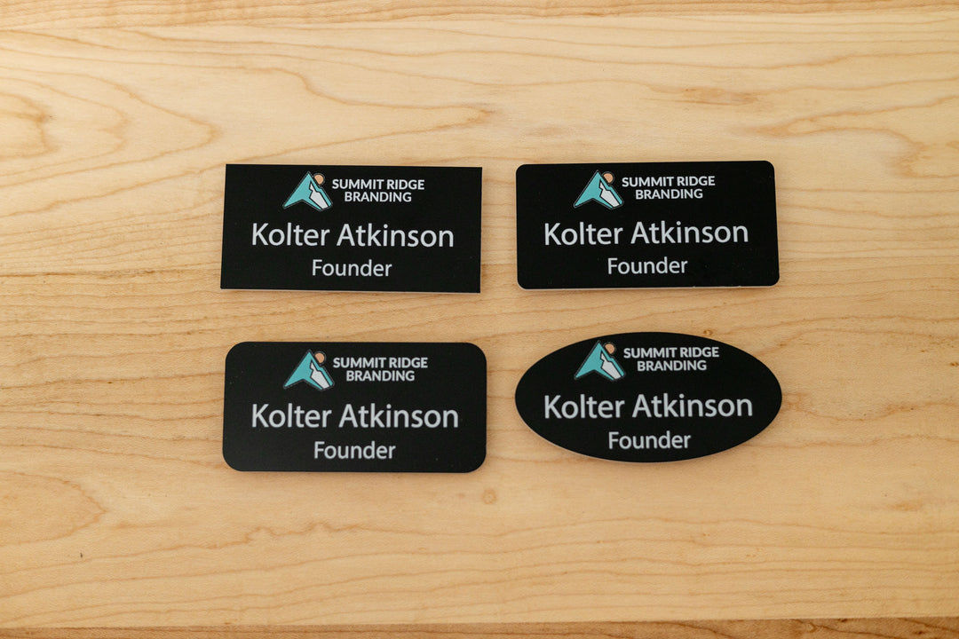 Premium Rectangle Name Tags – Personalized & Durable