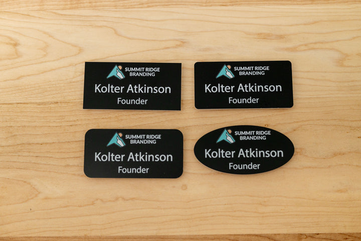 Premium Rectangle Name Tags – Personalized & Durable