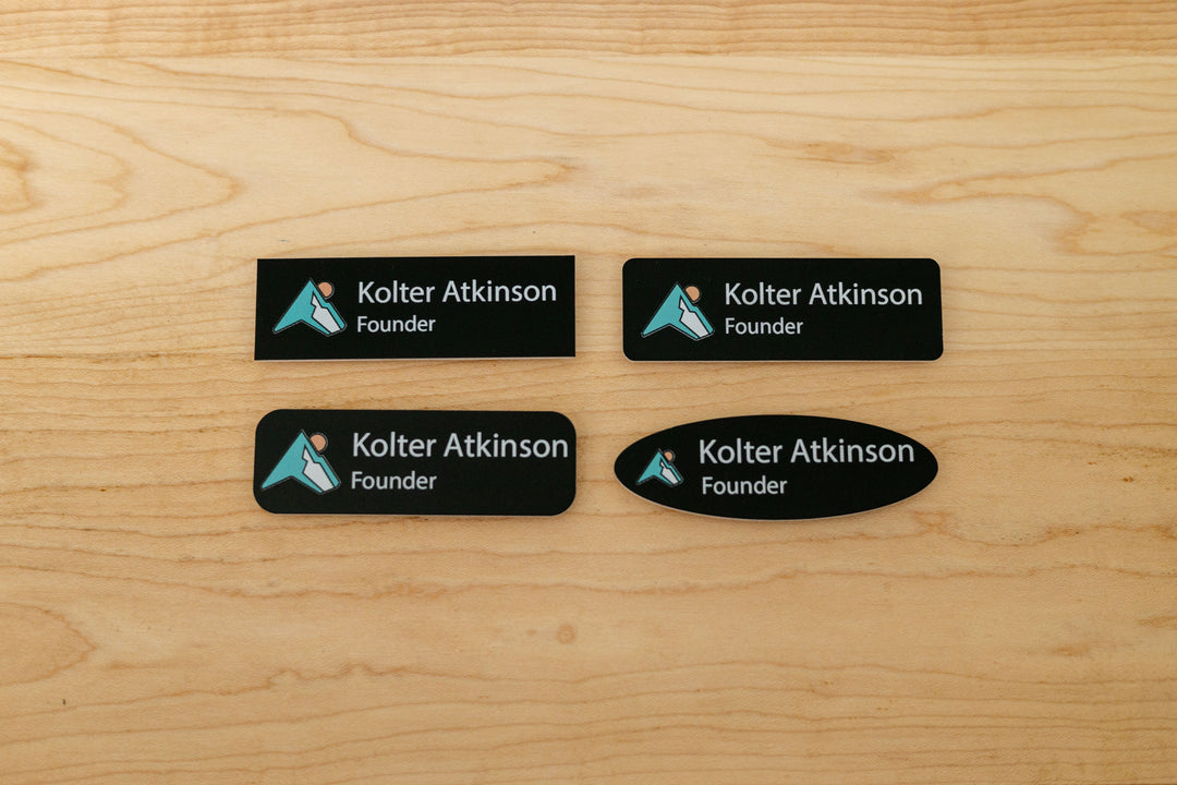 Premium Rectangle Name Tags – Personalized & Durable