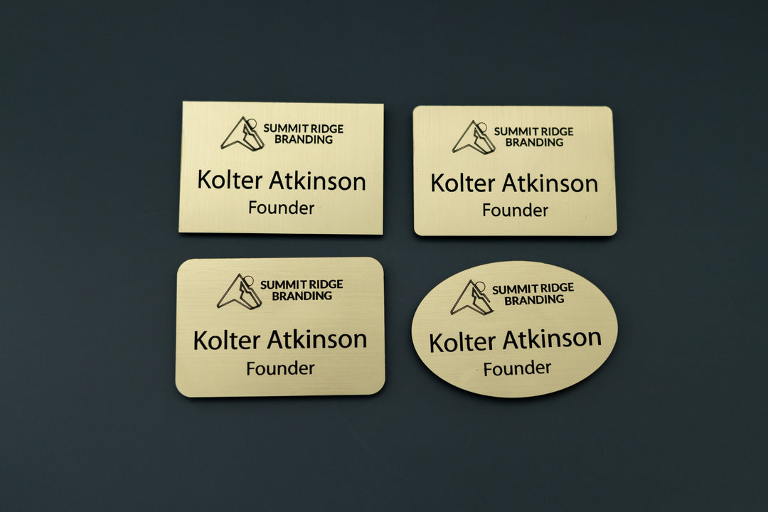 Premium Rectangle Name Tags – Personalized & Durable