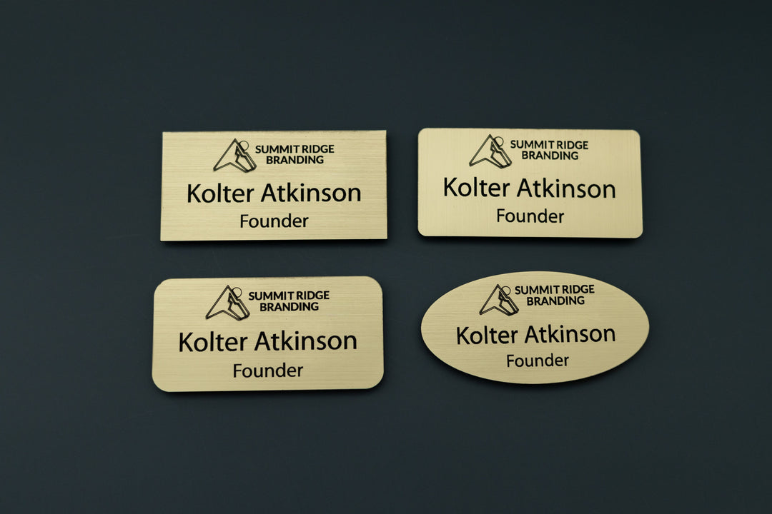 Premium Rectangle Name Tags – Personalized & Durable