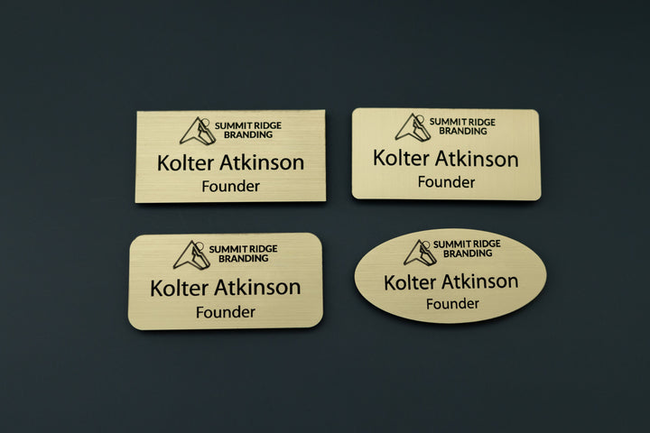Premium Rectangle Name Tags – Personalized & Durable