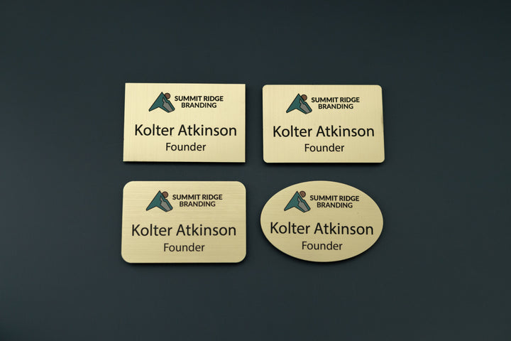 Premium Rectangle Name Tags – Personalized & Durable