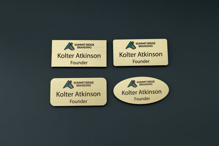 Premium Rectangle Name Tags – Personalized & Durable