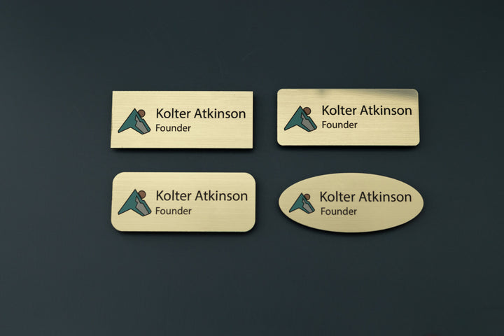 Premium Rectangle Name Tags – Personalized & Durable