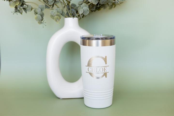 20 oz Custom Engraved Tumbler – Stainless Steel, Multiple Colors