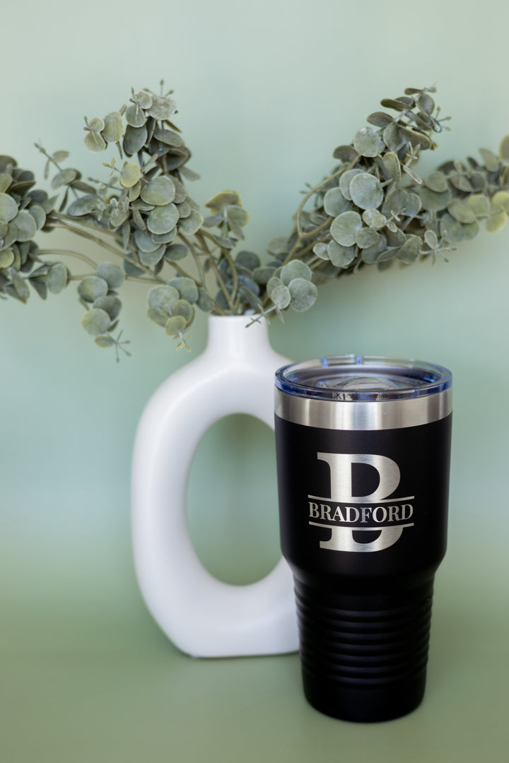 30 oz Custom Engraved Tumbler – Stainless Steel, Multiple Colors