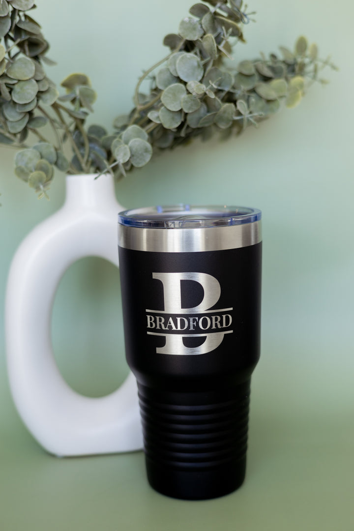 30 oz Custom Engraved Tumbler – Stainless Steel, Multiple Colors