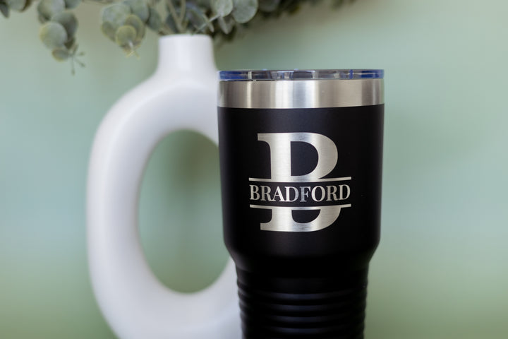 30 oz Custom Engraved Tumbler – Stainless Steel, Multiple Colors