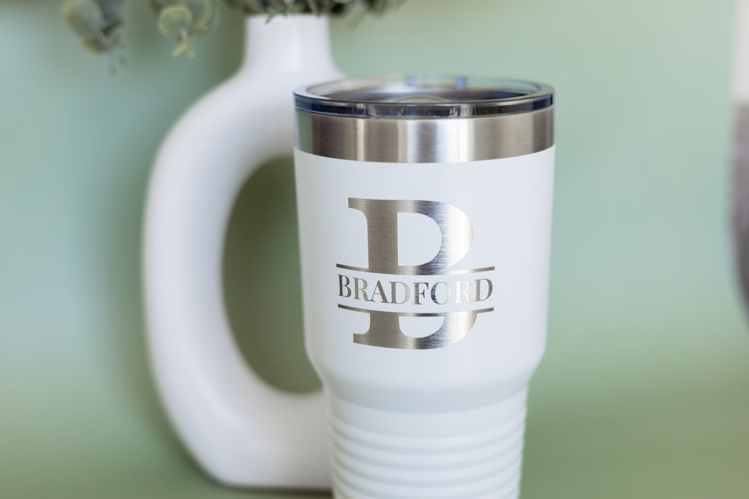 30 oz Custom Engraved Tumbler – Stainless Steel, Multiple Colors