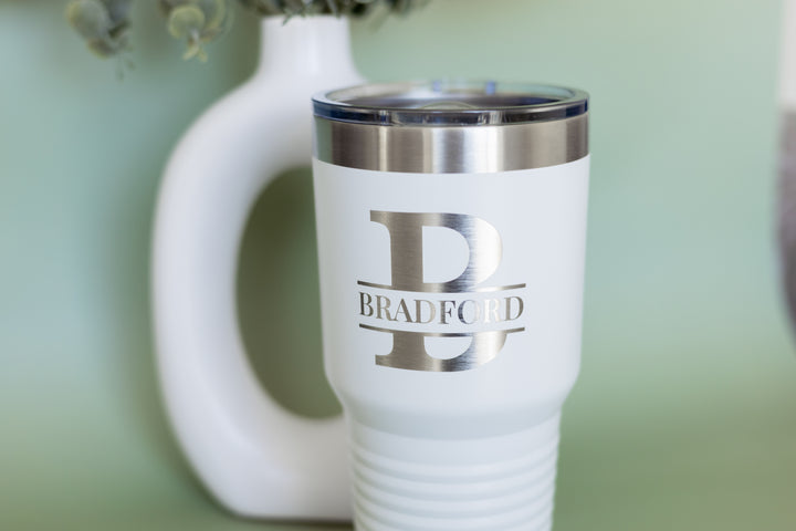 30 oz Custom Engraved Tumbler – Stainless Steel, Multiple Colors