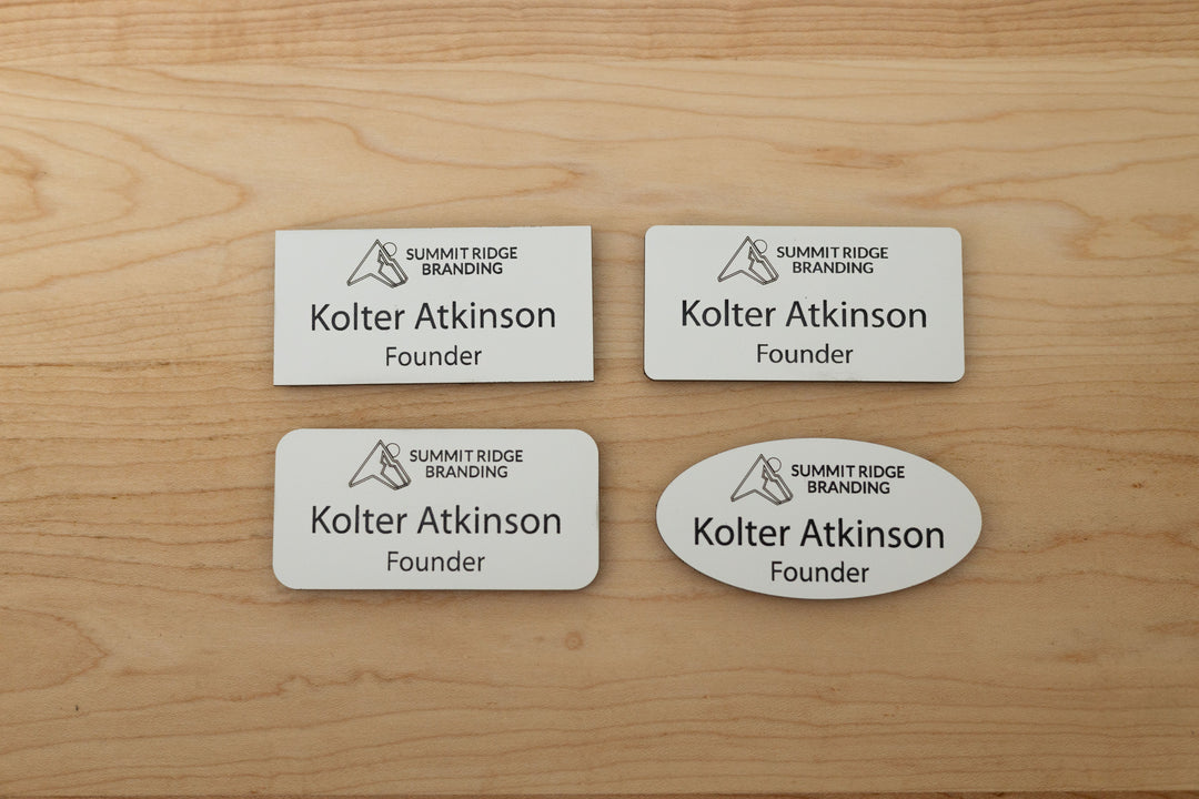 Premium Rectangle Name Tags – Personalized & Durable
