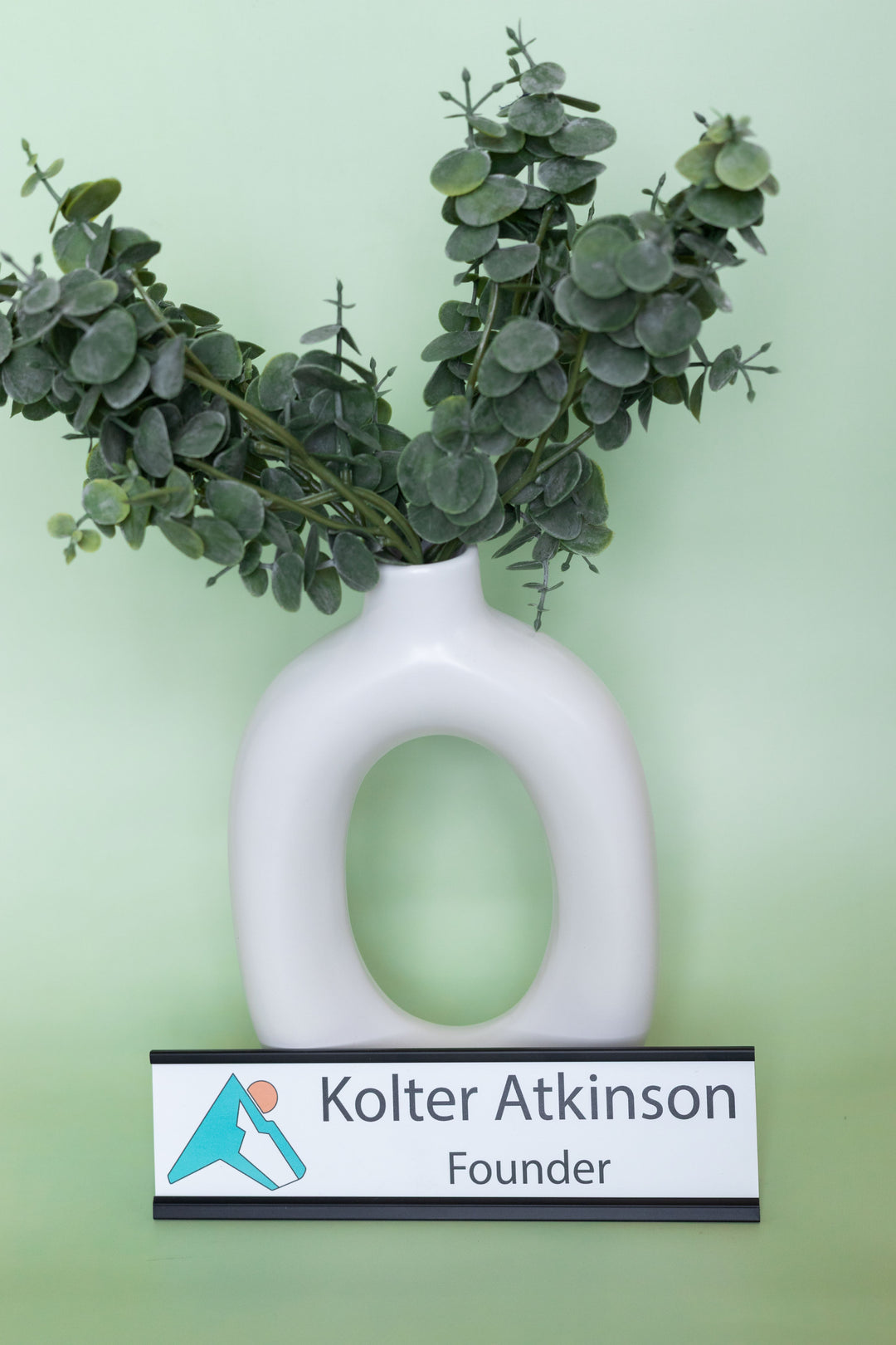 Custom Desk Name Plate – 2x8" with Optional Holder